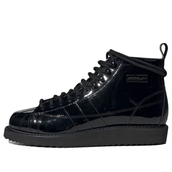 FI-2416 Black Patent Leather High Top Sneaker main image 1